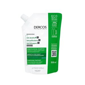 Dercos Anti-Dandruff Shampoo for Greasy Hair 500mL refill