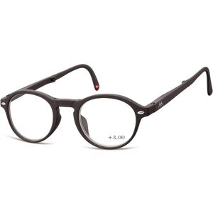 Montana Eyewear Folding Reading Glasses Unisex Black 1 un. +3.00