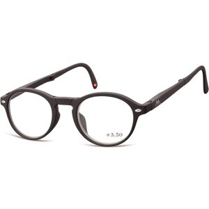 Montana Eyewear Folding Reading Glasses Unisex Black 1 un. +3.50