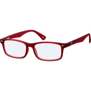 Montana Eyewear Blue Light Filter Glasses HBLF83B Unissex Red 1 un. +1.00