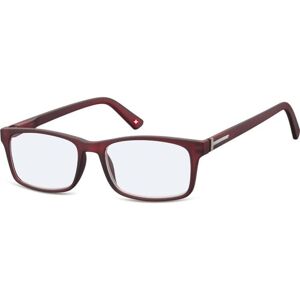 Montana Eyewear Blue Light Filter Glasses HBLF73C Unisex Red 1 un. +1.00