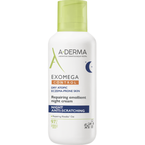 A Derma Exomega Control Emollient Night Cream Atopic Skin 400mL