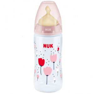 Nuk First Choice Baby Bottle with Latex Teat 6-18months 300mL
