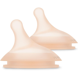 Suavinéx Zero Zero Silicone Teat for Baby Bottle Anti-Colic 2 un. Fair A: Adaptive Flow