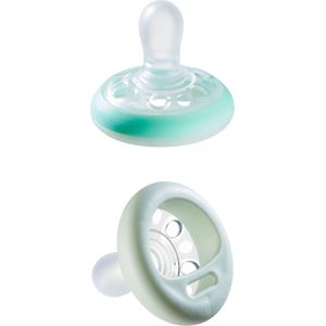 Tommee Tippee Natural Start Breast-Like Soothers 2 un. Blue/Green 0-6 Months