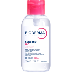 Bioderma Sensibio H20 Cleaning Micellar Solution for Sensitive Skin 500mL Pump-Reverse