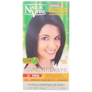 Unineed Natur Vital - Coloursafe Permanent hair dye 1 Black (150ml)