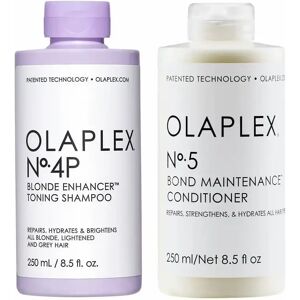 Olaplex - Blonde Toning Shampoo No.4P & Bond Conditioner No.5 Duo