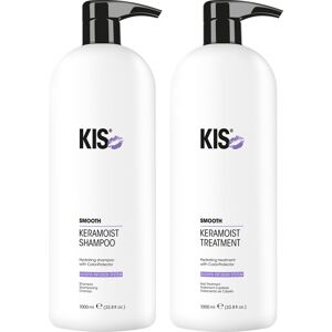 KIS KeraMoist Shampoo 1000ml and KeraMoist Treatment 1000ml Duo Supers
