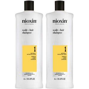 Living Proof Nioxin Systems Shampoo, System 1 1000ml Double