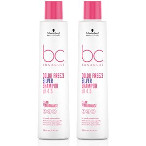 Schwarzkopf BC Clean DOUBLE Color Freeze Silver Shampoo 250ml