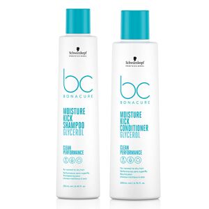 Schwarzkopf BC Clean DUO Moisture Kick Shampoo 250ml and Conditioner 2
