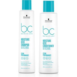 Schwarzkopf BC Clean DUO Moisture Kick Shampoo 250ml and Conditioner 2