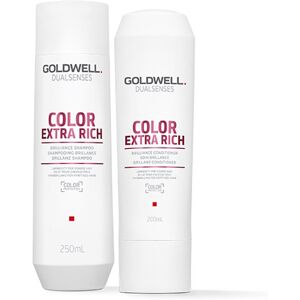 Goldwell Dual Senses Color Brilliance Extra Rich Shampoo 250ml and Con