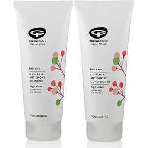 Green People Quinoa & Artichoke Shampoo 200ml & Conditioner 200ml Duo