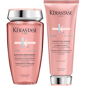 Kerastase Kérastase Chroma Absolu Bain Riche Shampoo 250ml and Strengthening Fo