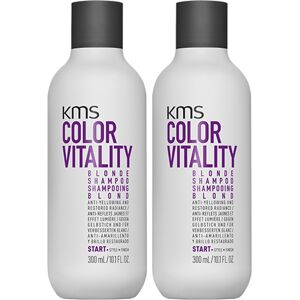 KMS ColorVitality Blonde Shampoo 300ml Double