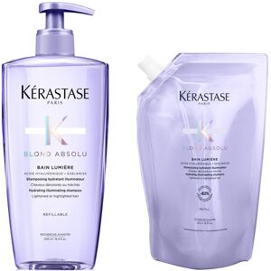 Kérastase Blond Absolu Bain Lumiere 500ml & Blond Absolu Shampoo Refi