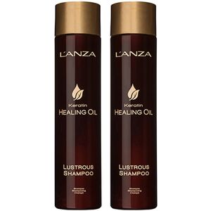 L'ANZA Keratin Healing Oil Lustrous Shampoo 300ml Double