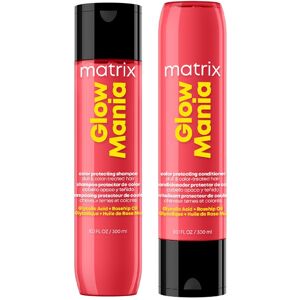 Matrix Glow Mania Color Glow Shampoo 300ml & Glow Mania Color Glow Con