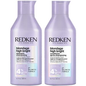 Redken Blondage High Bright Shampoo 300ml and Conditioner 300ml Duo