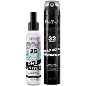 Redken One United Multi-Benefit Treatment 150ml & Max Hold Hairspray