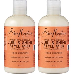 Shea Moisture Coconut and Hibiscus Curl & Shine Gel Style Milk 254ml D