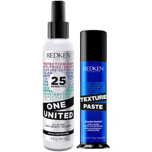 Redken One United Multi-Benefit Treatment 150ml & Texture Paste 75ml D
