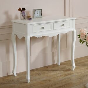White Console / Dressing Table - Victoria Range Material: Furniture/Furniture Ranges/Victoria Range