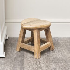 Small Mango Wood Heart Stool Material: Furniture
