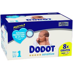 Dodot Sensitive Rn size 1 nappies 2-5 kg 80 u