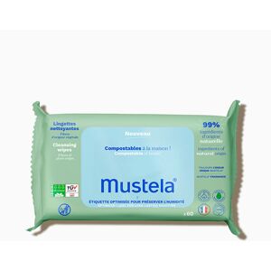 Mustela Bio compostable cleaning wipes 60 units