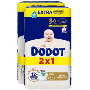 Dodot Sensitive Extra talla 3+ pañales 7-11 kg 112 u