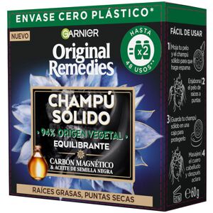 Garnier Original Remedies magnetic charcoal balancing solid shampoo 60 gr