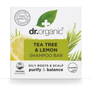 Dr. Organic Tea Tree And Lemon solid shampoo 75 gr