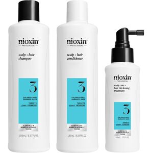 Nioxin System 3 - Kit - Treatment for Colored Hair with Mild Thinning 3 units