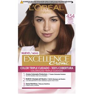 L'Oréal París Excellence Creme tinte 4,54 castaño caoba cobrizo