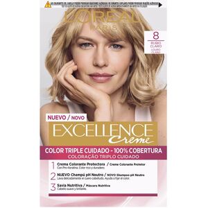 L'Oréal París Excellence Creme tinte 8 rubio claro