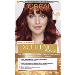 L'Oréal París Excellence Intense tinte 6,66 rojo escarlata intenso