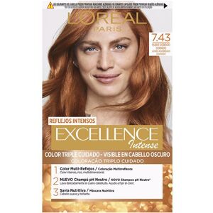L'Oréal París Excellence Intense hair color 7.43 golden copper blonde