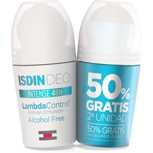 Isdin Lambda Control intense 48h roll-on deodorant emulsion duo 2 x 50 ml