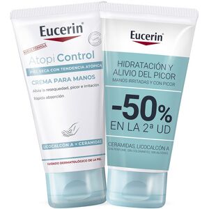 Eucerin Atopicontrol Hand Cream Lot 2 x 75 ml