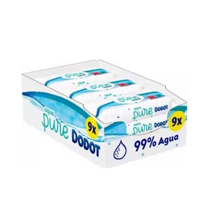 Dodot Pure 99% water wet wipes 432 u