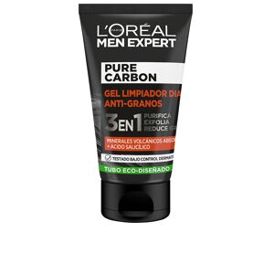 L'Oréal París Men Expert pure charcoal gel limpiador antigranos 3 en 1 100 ml