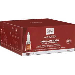 Martiderm Hair System Hair-Loss Ampoules Strenngthens 14 un.
