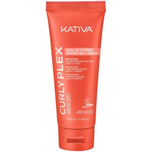 Kativa Curly Plex Curl Activator Strong Gel-Cream Definition and Bond Reconstruction 240mL