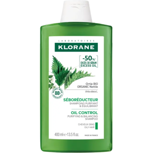 Klorane Nettle Extract Seboregulating Shampoo Oily Hair 400mL