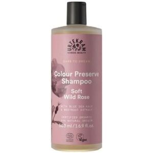 Urtekram Gentle Shampoo For Colored Hair Wild Rose 500 ml