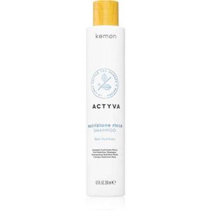 Kemon Actyva Nutrizone Ricca Nourishing Shampoo For Hair 250 Ml
