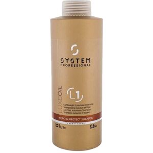 System professional Shampoo with Keratin LuxeOil (Protect) - Volume: 50 ml